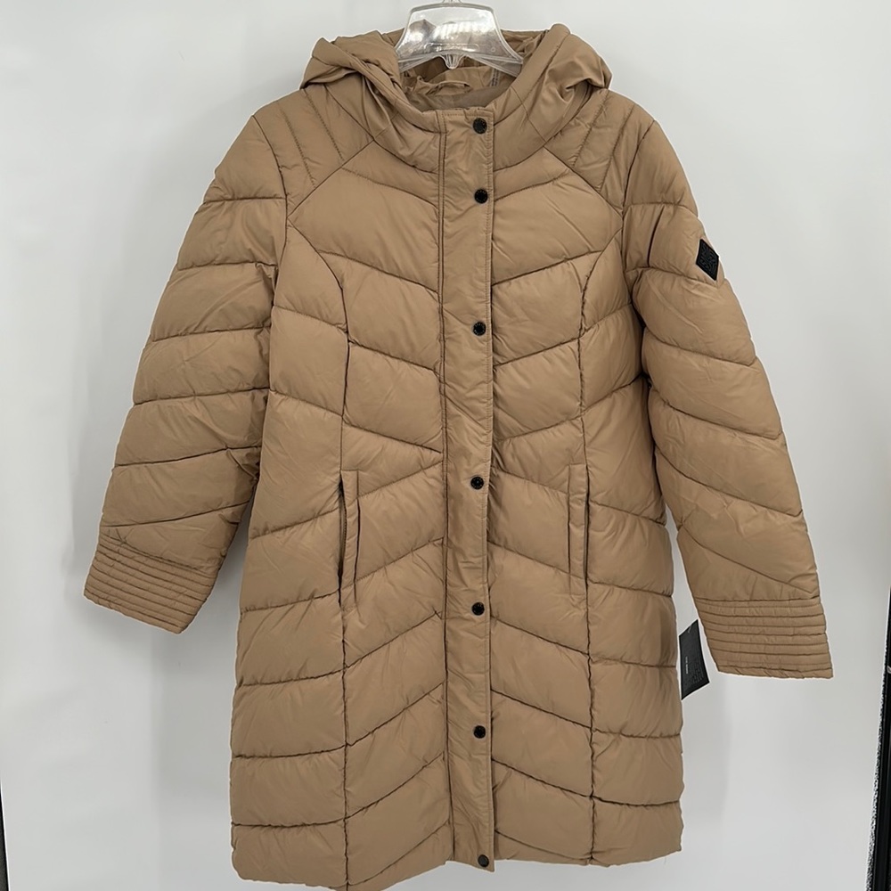 Steve Madden Sand Cire Puffer Coat Size Large New With Tags